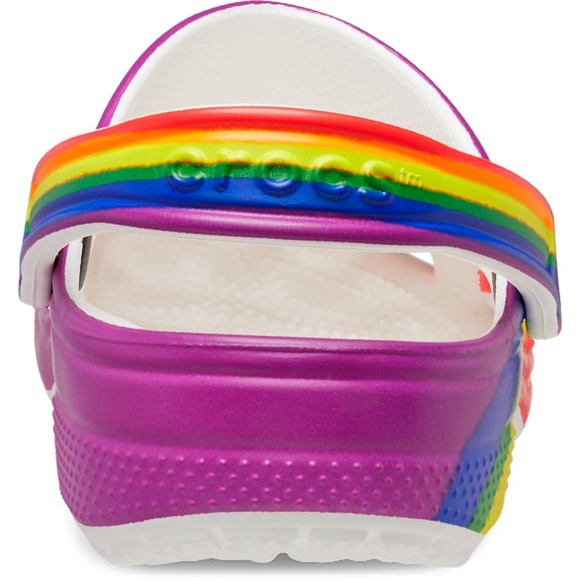 🌈CROCS Classic Rainbow Dye Clog - Picture 4 of 7